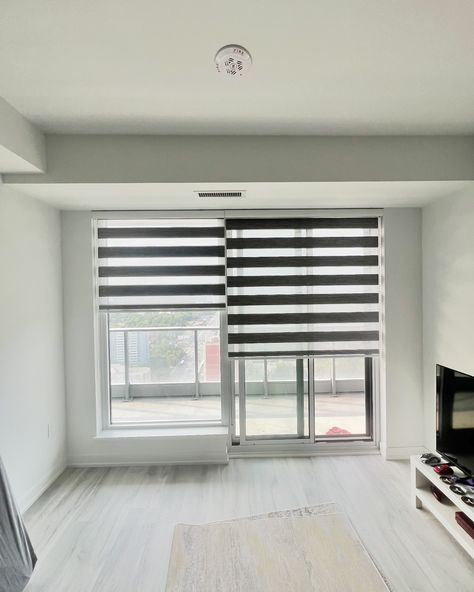 We installed these sleek motorized zebra shades in a stunning North York condo! 🏙️ Effortlessly control light and privacy with a touch of a button. Upgrade your space with Monte Shades & Blinds today! Call us at 416-899-8704 for a free consultation. 📞✨ #ZebraShades #MotorizedBlinds #TorontoBlinds #BlindsInToronto #CustomBlinds #NorthYork #MonteShadesAndBlinds #WindowCoveringsToronto” Zebra Shades, Motorized Blinds, Custom Blinds, Shades Blinds, Free Consultation, Window Coverings, Blinds, Sleek, Shades