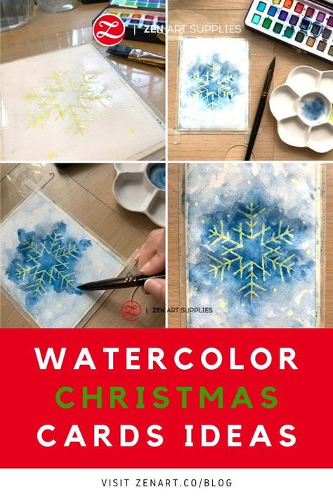 DIY watercolor Christmas cards are lovely and perfectly enjoyable for anyone to create. Plus anyone who receives it will feel special knowing you lovingly hand-painted it yourself. Even when you're pressed for time, you'll still be able to churn out simple yet very charming cards. Visit ZenART to check out these watercolor Christmas card ideas to inspire and guide you!