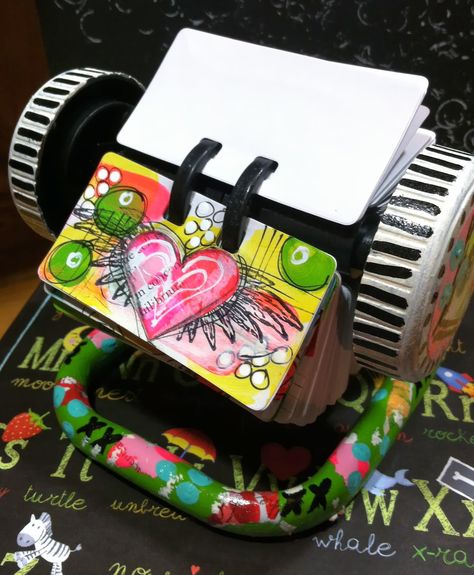 Rolodex Art Cards, Rolladex Cards, Bird Doodles, Store Art Supplies, Rolodex Ideas, Rolodex Art, Metal Organizer, Rolodex Cards, Illustrated Quotes