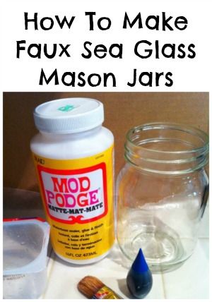 How to make faux sea glass mason jars | Diy Faux Sea glass | repurpose empty glass jars into faux sea glass to use in your home decor #faux #SeaGlass #Diy #Repurposed #Upcycle #jars #JarCrafts Mixedkreations.com Sea Glass Mason Jars Diy, Sea Glass Jars Diy, Diy Sea Glass Paint, Faux Sea Glass Diy, Crackle Paint On Glass Diy, Make Sea Glass Diy, How To Make Sea Glass Diy, Paint Glass Jars, Sea Glass Paint