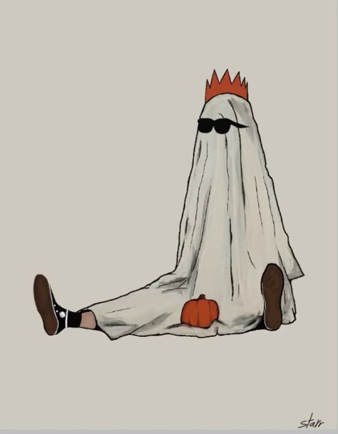 Cute Ghost People Drawings, Ghost Face Full Body Drawing, Ghost Sitting Drawing, Ghost With Legs Drawing, Ghost Person Drawing, Ghost Aesthetic Drawing, Paper Airplane Drawing, Converse Drawing, Dad Drawing