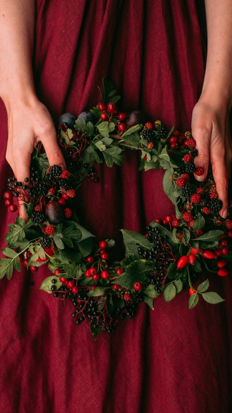 Rebecca (@aclotheshorse) • Instagram photos and videos Hawthorn Berry, Still Life Photos, Autumn Leaf, Flower Crowns, The Challenge, Love Flowers, Flower Crown, Autumn Leaves, Cherry Blossom