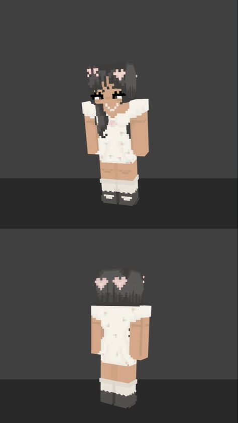 Minecraft Coquette Skin, Female Minecraft Skins, Coquette Minecraft Skin, Minecraft Aesthetic Skin, Coquette Minecraft, Aesthetic Minecraft Skins, Shein Ideas, Minecraft Skins Kawaii, Minecraft Textures