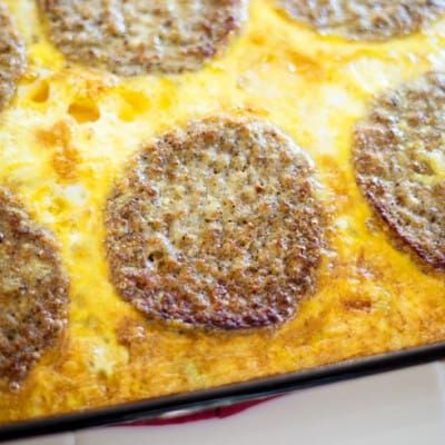 High Protein Low Carb Breakfast Casserole High Protein Low Carb Breakfast, High Protein Low Carb Diet, Low Carb Breakfast Casserole, Healthy Breakfast Casserole, High Protein Breakfast Recipes, Sausage Patties, Healthy Casseroles, Sausage Patty, Protein Packed Breakfast