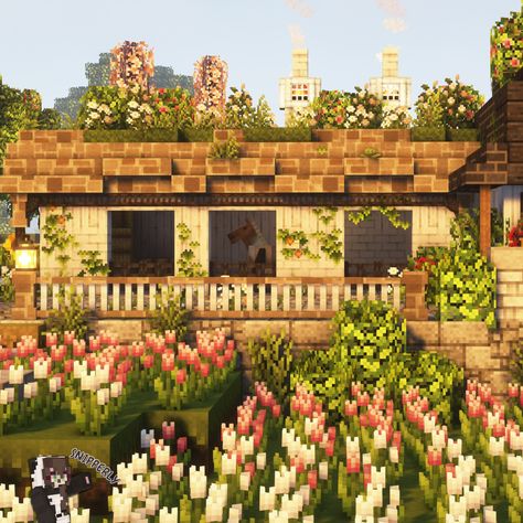 * 𝐒𝐩𝐫𝐢𝐧𝐠 𝐇𝐨𝐫𝐬𝐞𝐬𝐭𝐚𝐛𝐥𝐞 * 🌱🌸 At first this was supposed to be a cute spring vibe giving Cottage but I ended up liking this build so much mroe as a cute Horsestable!! Also this way I can give my Horse appreaciators some love with a cute Stable just for them! ✨ Some of you already have seen my Story but I decided to upload all my Worlds so you can download them! This Spring Stable is available for FREE from now on Patreon! 🩷 ↳ 𝑻𝒆𝒙𝒕𝒖𝒓𝒆 𝑷𝒂𝒄𝒌𝒔: · ᴍɪᴢᴜɴᴏꜱ16ᴄʀᴀꜰᴛ · ꜱᴜᴘᴀ ʟɪʟɪᴇꜱ · ᴍɪᴢᴜɴᴏꜱ16ᴄʀᴀꜰᴛ ᴄɪᴛ... Stable Ideas Minecraft, Swem Minecraft Stable Ideas, Stable Minecraft, Minecraft Horse Stables, Minecraft Horse, Minecraft Structures, Minecraft Cottage, Diy Minecraft, Minecraft Furniture