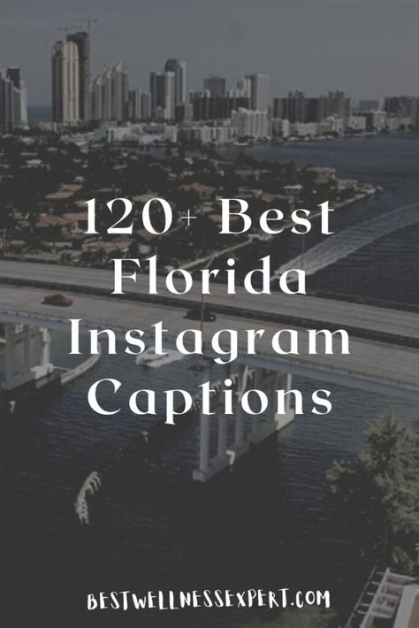 120+ Best Florida Instagram Captions Florida Instagram Captions, Jewel Quotes, Spring Break Florida, Florida Quotes, Vacation Captions, Key West Vacations, Sunset Quotes Instagram, Key Quotes, Fantastic Quotes