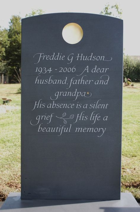 his absence a silent grief epitaph Monument Ideas, Tombstone Quotes, Headstone Ideas, Headstone Inscriptions, Stone Quotes, Memorial Markers, Tombstone Designs, Cemetery Headstones, Irish Quotes