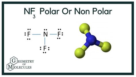 #NF3 #NF3Polarity​​​​​​​​​ #NitrogenTrifluoride #GeometryOfMolecules Polarity Of Molecules, Chemical Formula, Biology, Geometry, Step By Step, How To Find Out, Mario Characters