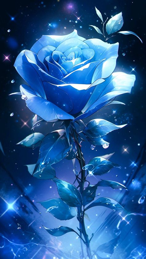 Black Roses Wallpaper, Blue Roses Wallpaper, Blue Flower Wallpaper, A Seal, Lovely Flowers Wallpaper, Pretty Backgrounds, Art Animals, Cool Wallpapers Art, Rose Wallpaper