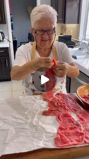 NewYork Italian on Instagram: "Nonna Anna Makes BRACIOLE
repost @thatladyanna 
OMG ? Is This the Best Braciole you've Ever SEEN, or What ? 

#NONNA ANNA Makes #BRACIOLE 

#Braciola 

#recipeoftheday" Bricole Italian, Braciole Recipe Traditional, Sicilian Braciole Recipe, Best Braciole Recipe Italian, Stuffed Beef Braciole, Braciole Recipe Italian, Italian Bricole Braciole Recipe, Beef Braciole, Braciole Recipe