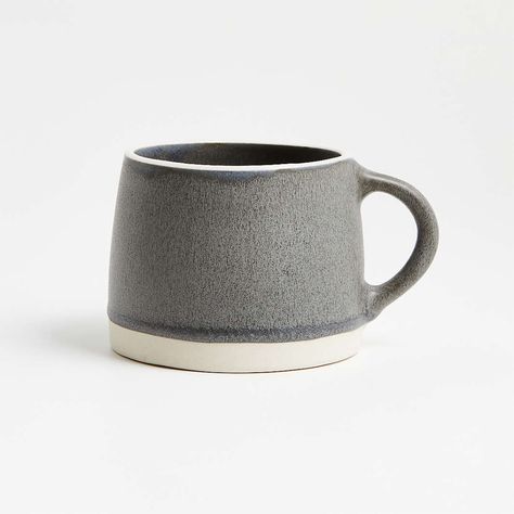 Best Cups for Coffee & Coffee Mugs for Hot Drinks | Crate & Barrel Minimal Pottery, Special Mugs, Cups For Coffee, Ceramic Cutlery, Grey Mugs, Handmade Mugs, Irish Coffee Mugs, Mexican Hot Chocolate, Best Coffee Mugs