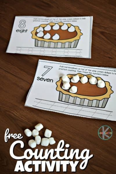 Pumpkin Science Experiment, Pumpkin Math Activities, Thanksgiving Centers, Pumpkin Science, Thanksgiving Math Activities, One To One Correspondence, Pumpkin Math, Thanksgiving Activities Preschool, Tracing Numbers