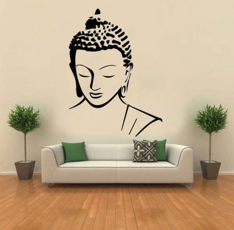 Hoopoe Decor Small Wall Price in India - Buy Hoopoe Decor Small Wall online at Flipkart.com Buddha Wall Painting, Small Wall Stickers, Metamorphosis Art, Buddha Wall Decor, Simple Wall Paintings, Buddha Painting Canvas, Wall Painting Living Room, Wall Drawings, Buddha Art Drawing