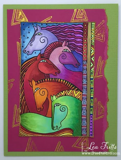 (th)INK Positive: Laurel Burch Mystical Mares Laurel Burch Horses, Horse Pottery, Horse Quilts, Laurel Birch, Lauren Burch, Horse Friends, Laurel Burch Art, Painted Cats, Native Artwork