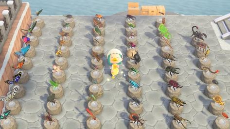 Animal Crossing Insects, Bug Display, Bug Collection, Animal Crossing, Bugs, Insects, Gaming, Sculpture, Animals