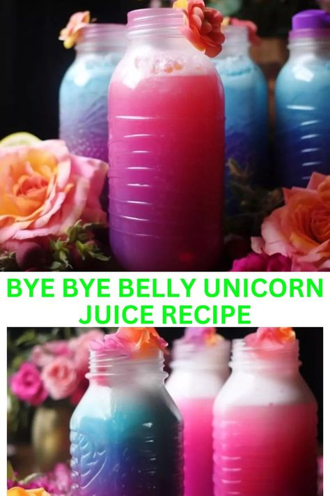 Unicorn Juice, Unicorn Water, Syrup Recipes, Fruit Health Benefits, Rainbow Carrots, Fruit Benefits, Frozen Fruits, Healthy Juice Recipes, Juice Recipe