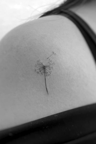 Explore the delicate beauty of dandelion tattoos with over 30 ethereal designs! 🌼 From symbolic expressions to whimsical elegance, these tattoos capture the magic of nature's whispers. #DandelionTattoos #NatureInspired 🌬️🌿 Dandelion Tattoo Back Of Arm, Hummingbird Dandelion Tattoo, Make A Wish Tattoo Dandelions, Dandelion Tattoo Wrist, Small Ethereal Tattoos, Dandelion Tattoo Behind Ear, Driftwood Tattoo, Tattoos For Resilience, Dandelion Seed Tattoo