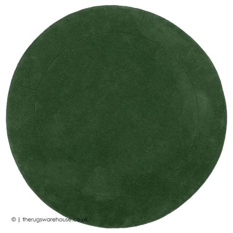 NEW: Bern Green Circle Rug, a soft round area rug made from pure New Zealand wool yarn (7 sizes, size customisable, hand-tufted, GoodWeave certified) https://www.therugswarehouse.co.uk/round-rugs/la-vetrina-round-rugs/bern-green-circle-rug.html #TheRugsWarehouse #London #GoodWeave Green Circle Rug, Green Rugs, Green Circle, New Bern, Round Area Rug, Circle Rug, Wool Handmade, Round Area Rugs, Green Wool