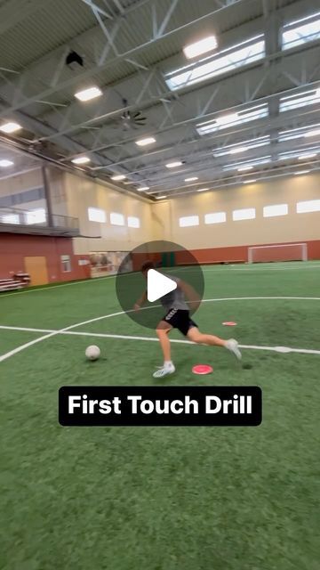 Nonstop Progress | Soccer, Training & Motivation on Instagram: "Simple first touch drill for players to work on getting out of pressure and unlocking games with a good first touch.

Save this post for training ✅

#soccertips #soccerdrills #soccertraining #soccer" Training Motivation, Soccer Coaching, Soccer Training, Getting Out, Work On, Coaching, To Work, Soccer, On Instagram