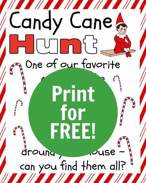 It's the most wonderful time of the year - our Elf on the Shelf is back! If your children love their elf as much as most kids, you have to check out this amazing list of over 100 Elf on the Shelf Printables to print NOW! Elf On The Shelf Games, Candy Cane Hunt, Candy Cane Scavenger Hunt, Elf On Shelf Printables, Elf On The Shelf Printables, Christmas Bingo Cards, Quiz Buzzfeed, Christmas Coloring Sheets, Awesome Elf On The Shelf Ideas