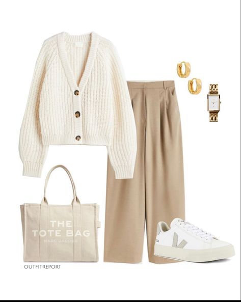 Rok Outfit, 사진 촬영 포즈, Beige Pants, Mode Casual, Mode Inspo, Looks Chic, 가을 패션, Business Casual Outfits, Casual Style Outfits