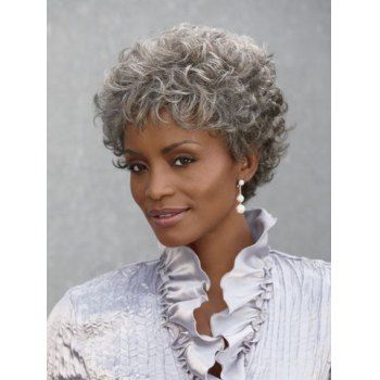 Best Lace Front Wigs, Grey Curly Hair, Curly Hair Photos, Wavy Haircuts, Short Curls, Short Grey Hair, Short Curly Wigs, Beautiful Curly Hair, Wigs For Women