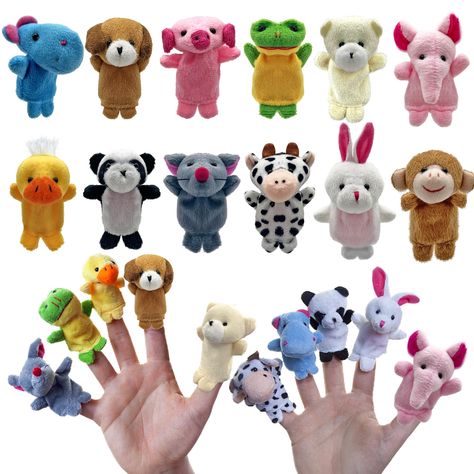 PRICES MAY VARY. Wide Application:Suitable for schools and families, these finger puppets can spark their imaginations and allow children to enjoy hours of creative play; They provide a fun way to tell an animal's story and can also be used as cute story time props, party decoration toy. Package:You will receive 12 finger puppets, they are cute and fun.You can control them with your fingers. These puppets can help you understand and enjoy the story more easily! Size: Each finger puppet measures Mini Stuffed Animals, School Birthday Party, Boredom Busters For Kids, Equipment Workout, Puppet Toys, Christmas Child, Sock Crafts, Operation Christmas, Easter Basket Fillers