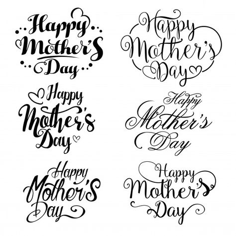 Mother's Day Hand Lettering, Happy Mothers Day Lettering, Diy Cards For Best Friend, Mothers Day Logo, Happy Mothers Day Letter, Holiday Greeting Card Design, Happy Woman Day, Lettering Ideas, Happy Mother's Day Card