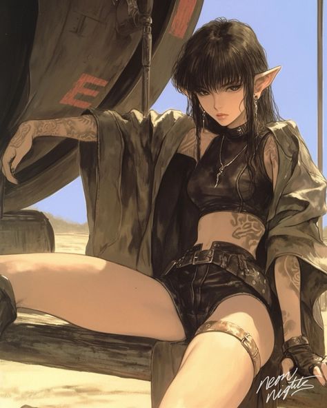 Beachside💖 #anime #manga #animeart #animeaesthetics #animeartwork #goth #mangaart #elves #elf #animeelf Goth Elf, July 31, Fantasy Artwork, Elf, Anime, On Instagram, Quick Saves, Instagram