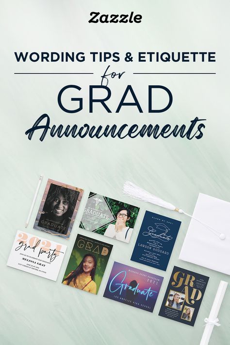 We’ve compiled all our advice on graduation announcement wording tips & etiquette in this detailed how-to. Now let the ceremony commence! Graduation Announcements 2023, Homeschool Graduation Announcements, High School Graduation Announcement Idea, Graduation Announcement Ideas Wording, College Graduation Announcement Ideas, Graduation Announcement Ideas, Graduation Announcements Wording, High School Graduation Announcements, Graduation Party Invitation Wording