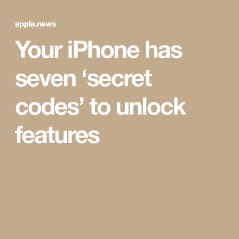 Secret Codes For Iphone, Iphone Unlock Code, Iphone Secret Codes, Secret Apps, Iphone Codes, Iphone Secrets, Cell Phone Hacks, Iphone Information, Phone Info