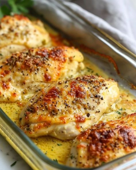 He loves this meal so much! As soon as he finishes one serving, he's back for seconds. Ranch Parmesan Chicken, Casserole Kitchen, Cooked Chicken Recipes, Chicken Breast Recipes Baked, Chicken Casseroles, Chicken Entrees, Yummy Chicken, Parmesan Chicken, Chicken Main Dishes