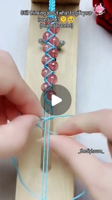 "Cᵣₐfₜ ᵢₙdₑₑd" on Instagram: "One of the simplest ways to make a bracelet is to string beads onto some tigertail or cord and add a fastening. 
Beaded bracelets never seem to go out of fashion as there are many variations of this simple design.

 Smaller beads will of course, create more delicate bracelets and large beads will create something which is a bit more statement.
Don't forget to follow my page for more interesting videos and DIY'S AND CREATIVITY.
@_thediyhouse_ 
.
.
.
.
#trending #art #artist #artistsoninstagram #diycrafts #craftastherapy #diyprojects #creator #trendy #craft #reelsinstagram #trendingnow #fypシ #fypage #bracelet #bracelets #braceletoftheday #diyvideos #diyhomedecor #diyideas #post #likeforlikealways #follow #trendy" Bracelet Fastening, Interesting Videos, Large Beads, Trending Art, Follow My Page, Strung Beads, Diy Videos, Simple Way, Jewelry Ideas