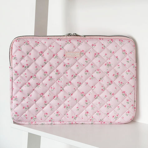 Add a pop of colour and personality to your laptop with our Quilted Ditsy Floral Pink Laptop Sleeve. Protect your device in style and make a statement wherever you go. Say goodbye to boring plain sleeves and hello to playful fashion! Playful Fashion, Pink Laptop, Ditsy Floral, Say Goodbye, Laptop Sleeve, Laptop Sleeves, Soft Material, Color Pop, Laptop