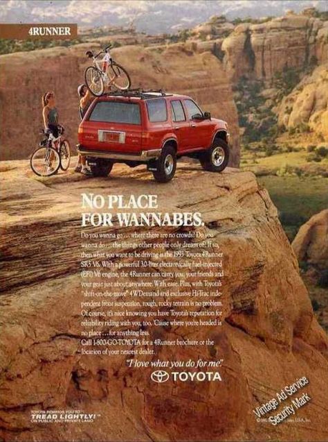 Toyota Surf, 3rd Gen 4runner, Toyota 4 Runner, Toyota Usa, Toyota Suv, The Lone Ranger, Toyota 4x4, Automotive Marketing, 4 Runner