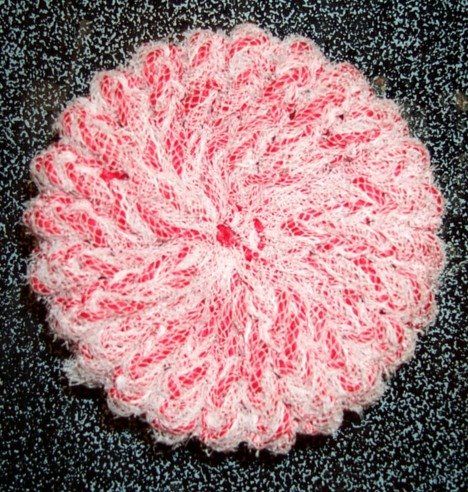 Tulle Scrubbies, Loom Knit Patterns, Tricotin Long, Loom Knitting Ideas, Knitting Loom Patterns, Loom Love, Loom Knitting Tutorial, Dish Scrubbies, Knit Loom