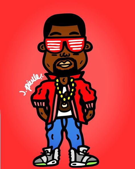 J. Pierce on Instagram: “J. Pierce original cartoon series “Kanye West” commissioned by @kollekt__ 🔥❤️💧👨🏽‍🎨🖌🎨🖼 #iamjpierce #kollect #kanyewest #kanye #airyeezy…” Kanye West Cartoon, Air Yeezy, Comic Characters, Cartoon Series, Cartoons Series, Hip Hop Rap, Comic Character, Kanye West, Deadpool