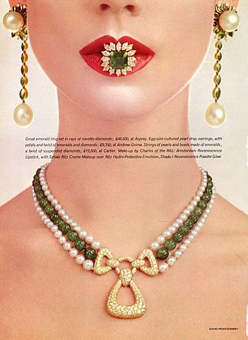 Cartier & Graff (Jewels) 1978 Photo David Montgomery David Montgomery, Jewellery Advertising, 1970s Jewelry, 70s Jewelry, Cartier Necklace, Lauren Hutton, Jewelry Editorial, Walmart Jewelry, Jewelry Photoshoot