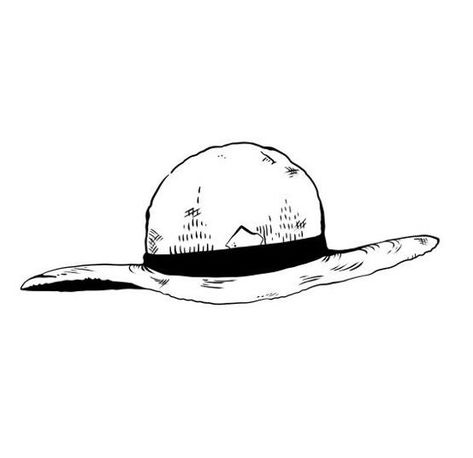 One Piece Simple Tattoo, Luffy Hat Tattoo, Simple One Piece Tattoo, One Piece Tattoo Ideas Minimalist, One Piece Luffy Tattoo, One Piece Tattoo Minimalist, Minimal Tattoo Designs, Minimal Tattoo Ideas, Body Tattoo Design