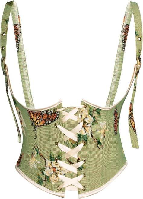 Scarlet Darkness Renaissance Corset for Women Boned Lace Up Underbust Wide Waist Belts for Pirate Costume Green 14 at Amazon Women’s Clothing store Corset Waist Belt, Costume Green, Waist Belts, Singing In The Rain, Corset Belt, Pirate Costume, Underbust Corset, Wide Waist, Amazon Women