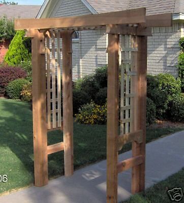 New Japanese Style Cedar Wood Garden Arbor Pergola Arch Japanese Pergola, Arbor With Gate, Garden Arbor With Gate, Garden Arbour, Japanese Garden Decor, Wood Arbor, Garden Gate Design, Japanese Style Garden, Arbors Trellis