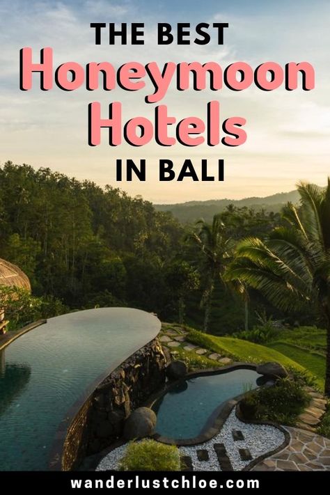 The Best Honeymoon Hotels In Bali | Infinity pools, beautiful beaches and romantic resorts. Say hello to the best honeymoon hotels in Bali. | #honeymoon #baliresort #balihotel #ubud #seminyak #nusadua #balihoneymoon #indonesia #asia #honeymoonresort #honeymooninspiration Hotels In Bali, Hotel Bali, Honeymoon Inspiration, Bali Honeymoon, Romantic Resorts, Infinity Pools, Bali Resort, Holiday Travel Destinations, Honeymoon Locations