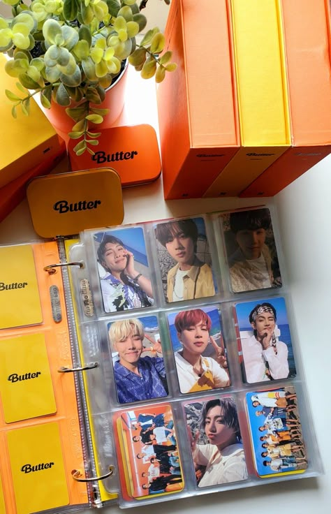 Bts Photocard Collection Aesthetic, Bts Albums Collection, Bts Photocards Aesthetic, Kpop Photocards Collection, Binder Fashion, Photocard Collection, Kpop Collection, Black And White Picture Wall, Army Pics