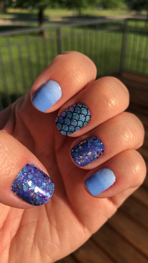 Color Street Atlantis, Beach House Blue, Street Nails, Color Street Nails, Color Street, Atlantis, Polished Look, Mardi Gras, Nail Ideas