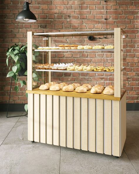 Bakery Display Ideas, Cake Shop Design, Pastry Stand, Food Counter, Bakery Display Case, Pastry Display, Bakery Store, Bakery Design Interior, Sweet Carts