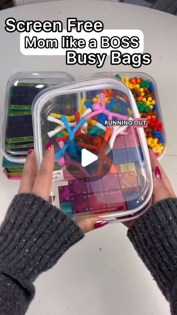 𝗝𝗮𝗰𝗾𝘂𝗲𝗹𝗶𝗻 Castillo on Instagram: "Follow @momlikeaboss_ for easy activities and mom hacks! Screen Free Busy Bags to grab and go before you leave are an absolute game changer! Comment “Busy” and I’ll send the links to everything shown in the video. My kids love all of these! They are perfect for doctor offices, road trips, restaurants really anywhere you need the kids occupied and quiet 😅 #momhack #roadtriphack #momsofinstagram #momsofig #busybag #toddlerhack" Activities For Car Trips For Kids, Diy Busy Bags For Toddlers, Roadtrip Activities For Kids Busy Bags, Travel Busy Bags For Toddlers, Car Sensory Activities, Diy Road Trip Activities For Toddlers, Road Trip Car Games Family Travel, Toddler Restaurant Busy Bag, Roadtrip Activities For Toddler