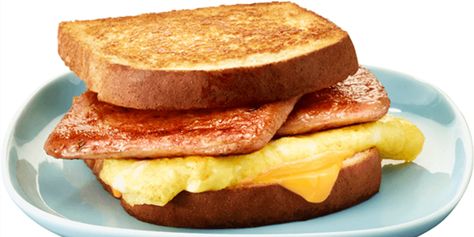 Sandwiches should be simple. No frills, no fuss, just a Simple Grilled Cheese and Egg SPAM® Sandwich. Spam Egg Sandwich, Spam And Egg Sandwich, Spam Breakfast, Spam Sandwich, Taylor Ham, Sandwich Egg, Easy Grilled Cheese, Spam Recipes, Grilled Recipes