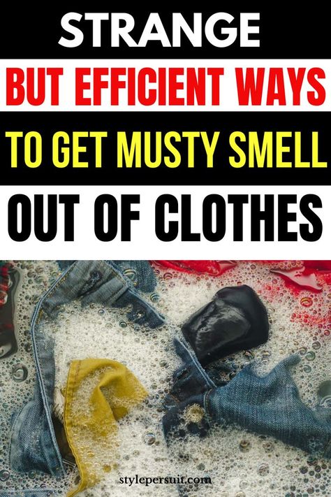 Frustrated with musty smell in your cothes, Worry no more, there are ways to make sure your clothes look, feel, and smell clean and fresh. Musty Smell Out Of Clothes, Smell Remover, Diy Stain Remover, Stain Removal Guide, Dairy Free Breastfeeding, Pee Smell, How To Wash Shoes, Vicks Vaporub Uses, Diy Cleaning Solution