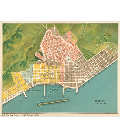 The first city plan of Patras, designed back in 1829, by the first urban planner of modern Greece, Stamatis Voulgaris. City Structure Plan, Minecraft Shapes, City Skylines Game, Minecraft City Buildings, City Inspiration, Cities Skylines, City Plan, City Layout, City Skylines