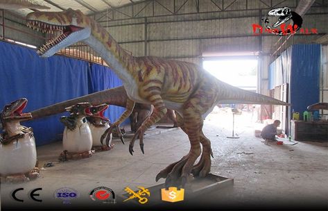 Animatronic Dinosaur, Dinosaur Park, Outdoor Venues, Water Spray, Animal Fashion, Stainless Steel Frame, Lights Background, Jurassic Park, Amusement Park